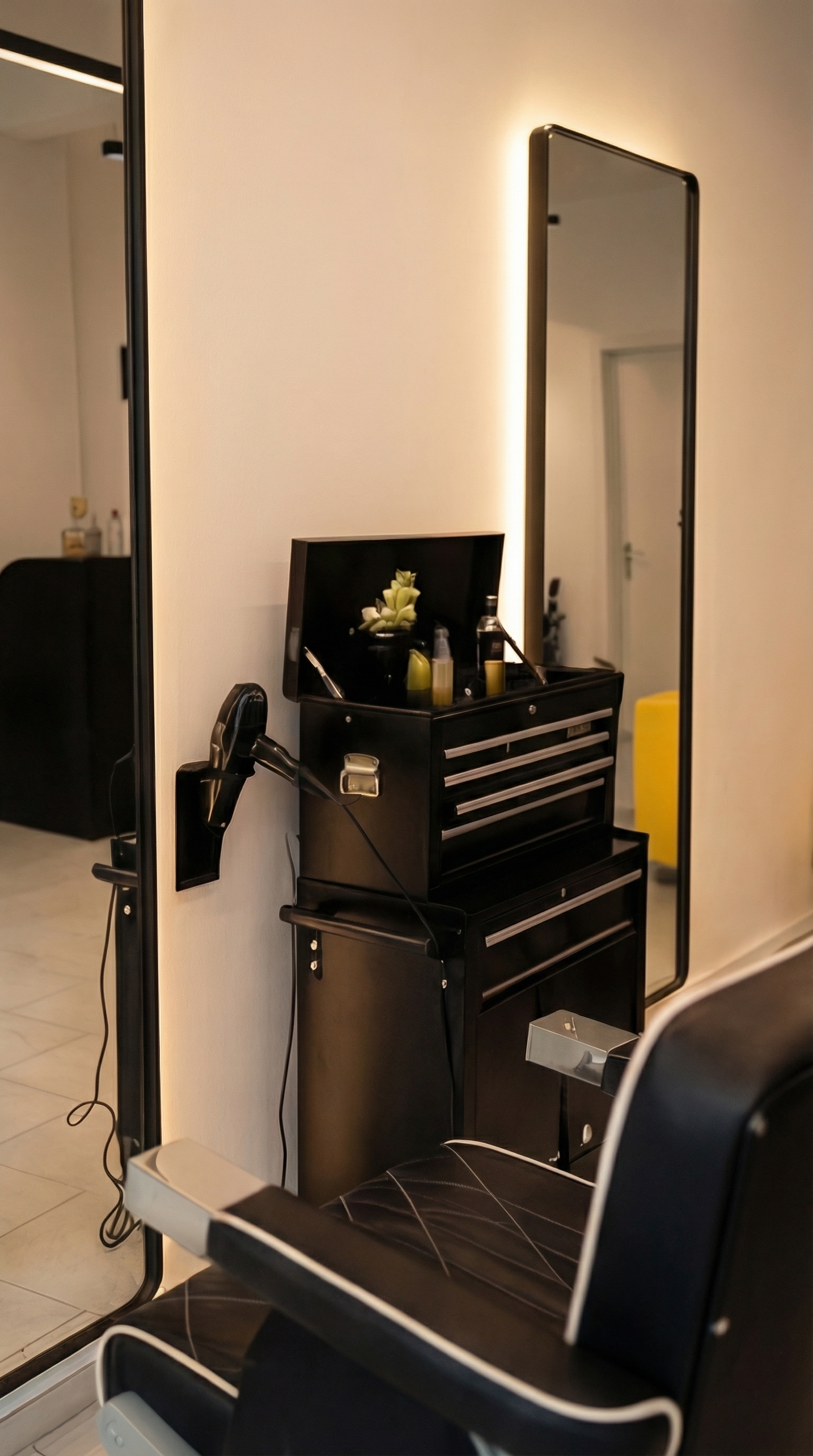 Smile Barber — σταθμός εργαλείων